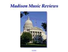 Tablet Screenshot of madisonmusicreviews.org